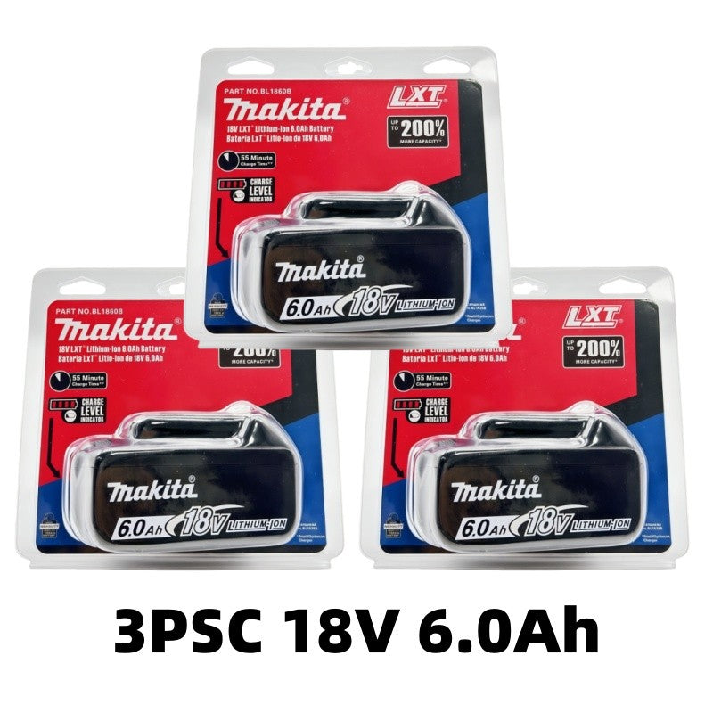 Bateria Recarregável Original Makita 18V 6.0Ah, para Bateria de Ferramentas Elétricas Makita BL1860 BL1830B BL1840 BL1840B BL1850 BL1850B