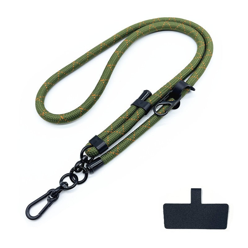 Cordão de Telefone Ajustável 1 Cm de Diâmetro Capa Universal Externa Transversal Ombro Cartão Corda de Pescoço Clipe Alça de Pulso Anti-perda