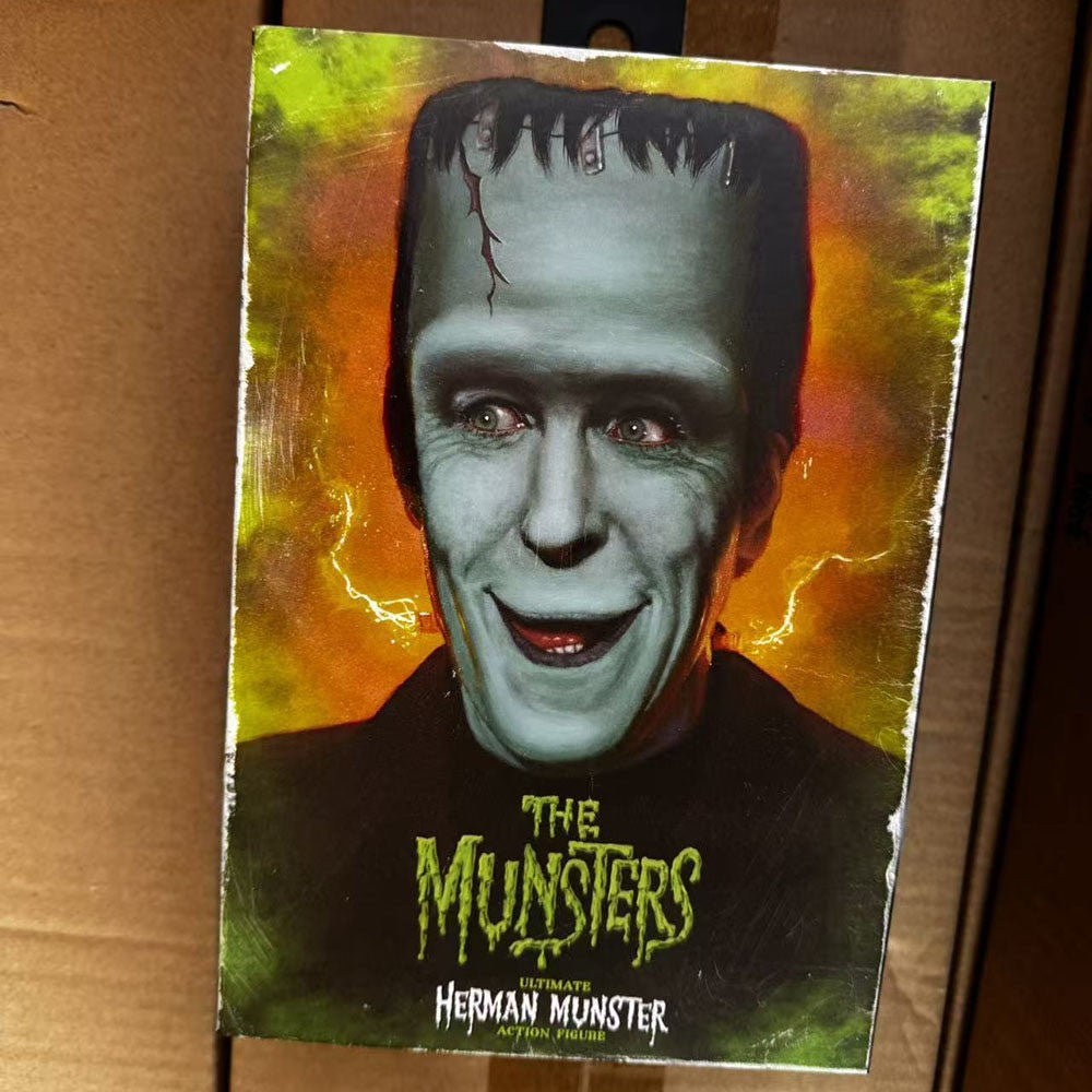 NECA 56090 56089 The Munsters TV Series Grandpa Munster Herman Munster Ultimate Action Figure