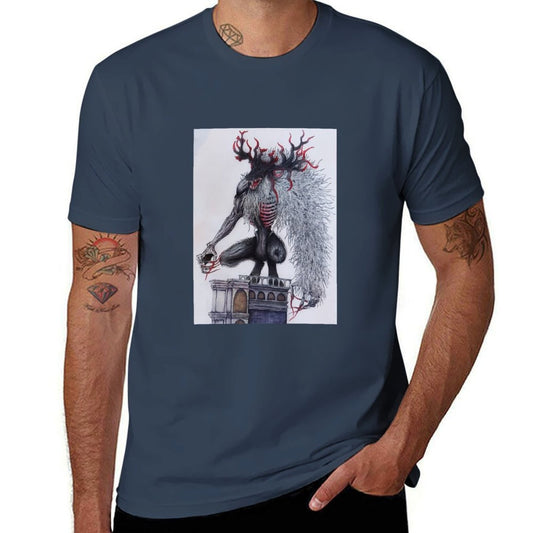 Bloodborne Cleric Beast T-Shirt black cotton t-shirt plain for man package t shirt man luxury t shirts for man slim fit T-Shirt