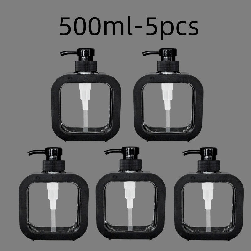 300/500ml Bathroom Soap Dispensers Refillable Lotion Shampoo Shower Gel Holder Portable Travel Dispenser Empty Bath Pump Bottle