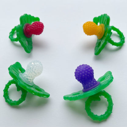 Baby Biting Joy Children's Food Grade Silicone Creative Grape Pacifier Newborn Baby Pacifier Multi-functional teething teether