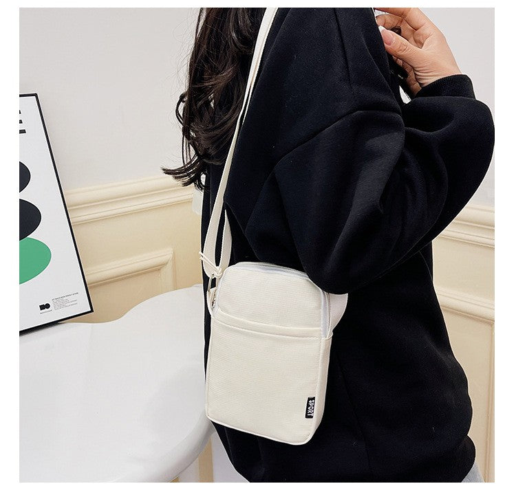 New Fashion Mobile Phone Bag Women's Messenger Bag All-match Mini Small Crossbody Bag Hanging Neck Coin Purse Vertical Handbag