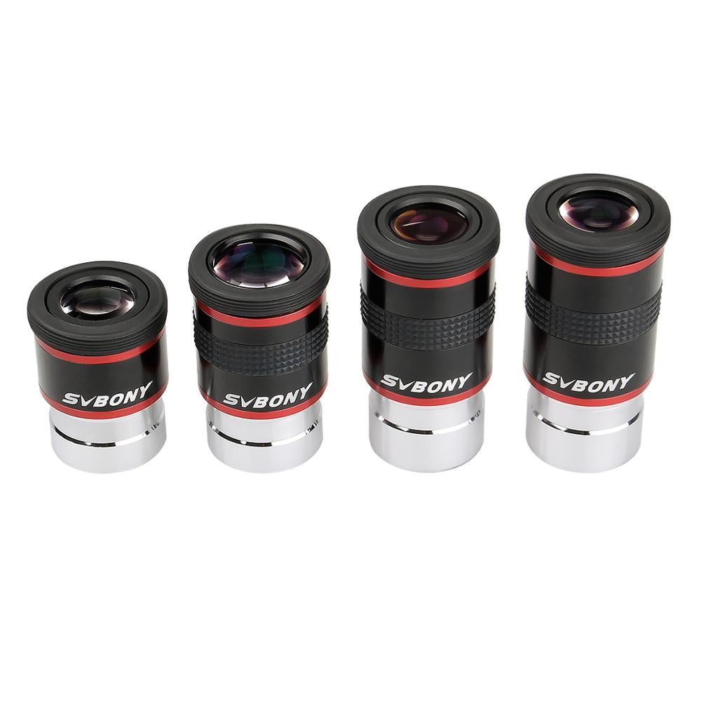 SVBONY Ocular de telescópio de grande angular 68° 6mm/ 9mm /15m /20mm FMC 1.25" para Telescópio Astronômico