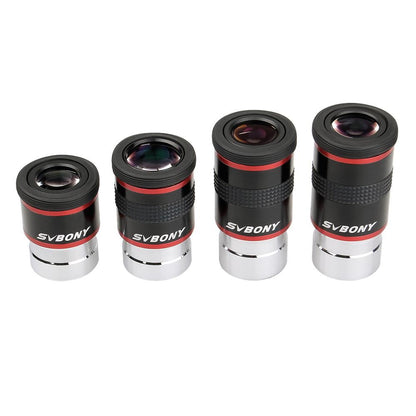 SVBONY Ocular de telescópio de grande angular 68° 6mm/ 9mm /15m /20mm FMC 1.25" para Telescópio Astronômico