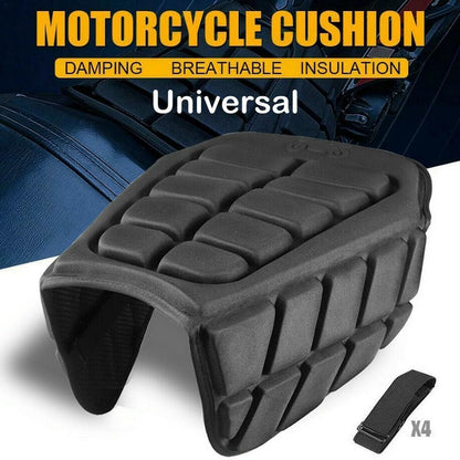 Almofada de assento de motocicleta de gel de conforto de ar 3D universal Almofada de sela de motocicleta Almofada de envoltório completo Acessórios para motocicletas