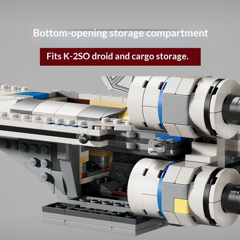 LEGO Building Blocks for Star Wars LG-75399U Wing Fighter, Boys' and Children's Toys, Birthday and Christmas Gifts