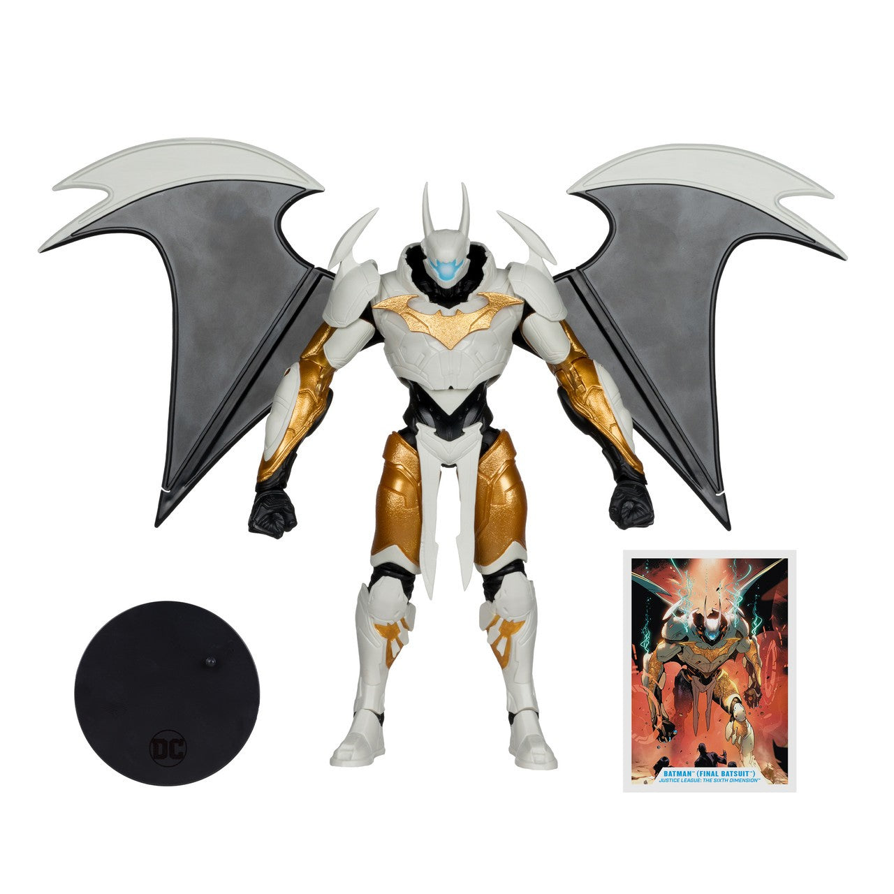 McFarlane Toys DC Multiverse Batman Final Batsuit (Justice League:The Sixth Dimension) Mega Action Figure Model Doll Garage Kit