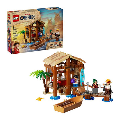 LEGO One Piece Série 75636 Cabana Moinho de Vento Vila Modelo Anime Blocos de Construção de Brinquedo de Presente
