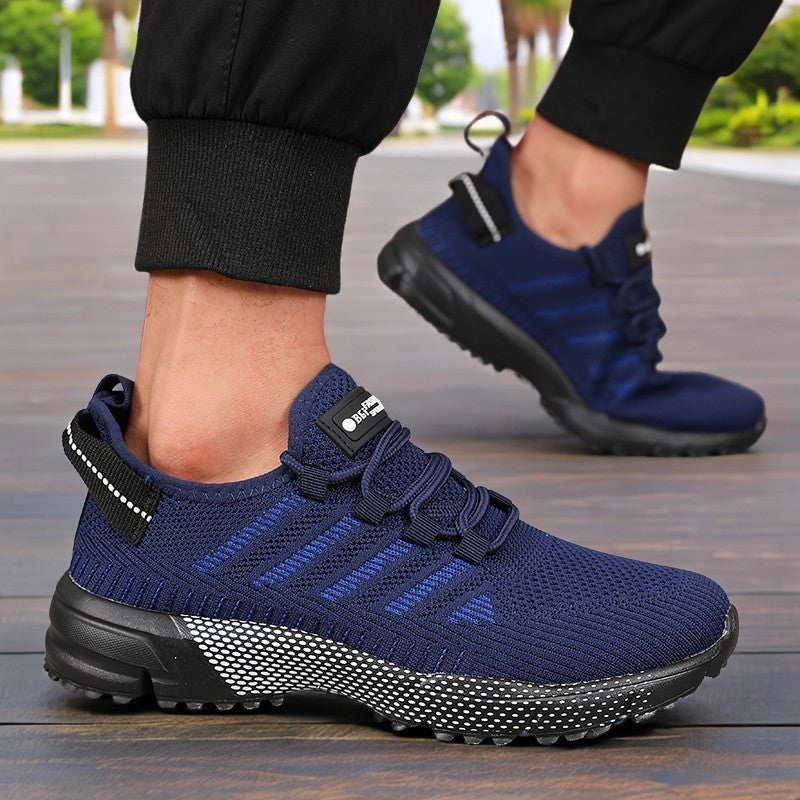 Novos Tênis Masculinos Sola Grossa Confortáveis Casuais Leves Respiráveis Sapatos de Corrida da Moda Luxuosos Tênis Masculino