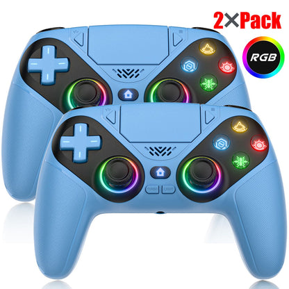RGB Light Controller For PlayStation 5/PS5 Pro/Slim/PC Wireless Gamepad Marco/Turbo NO Drift Hall Effect Gaming Control Joystick