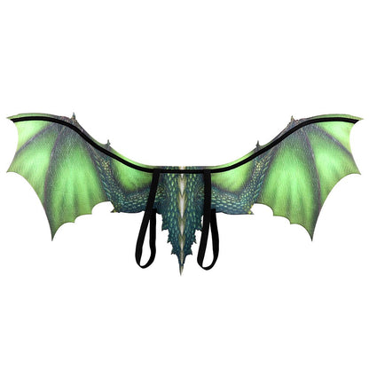 Adult  New Year Decoration Carnival Party Animal Costume cosplay Dinosaur dragon demon Face mask and wings