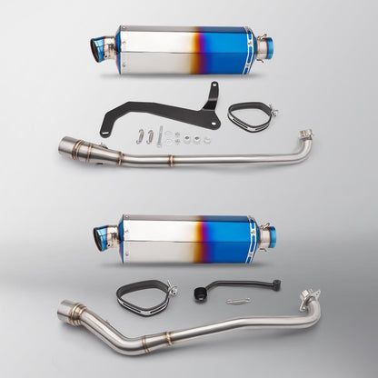 Motorcycle full exhaust system For Cross super CUB110 CC110 CUB125 CUB CC110 2021-2024 High performance low/high exhaust