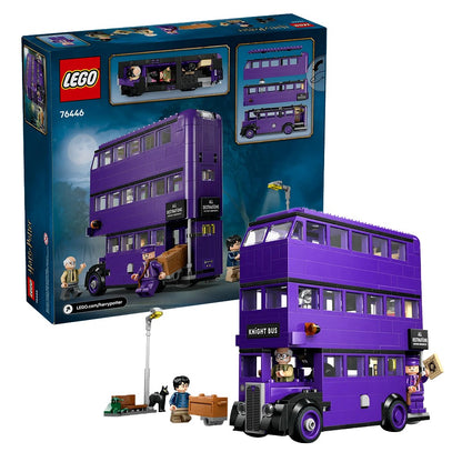 LEGO Blocos de Montar Harry Potter Série 76446 A Aventura do Nôitibus Brinquedo Infantil Montado de Presente