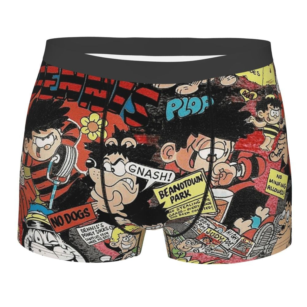 Boxer Underpants Shorts Beano 2 Panties Male Breathable Underwear for Homme Man Boyfriend Gift