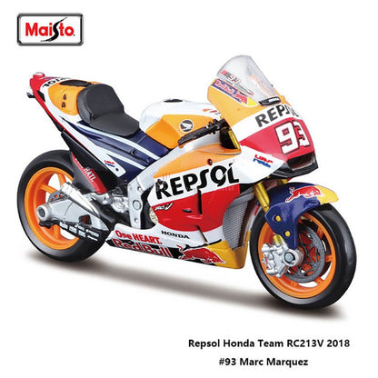 Maisto 1:18 NOVA Ducati Lenovo Team 2023 #1 Bagnaia Campeão Moto GP Corrida motocicleta de liga fundida Modelo de coleção de presente de brinquedo