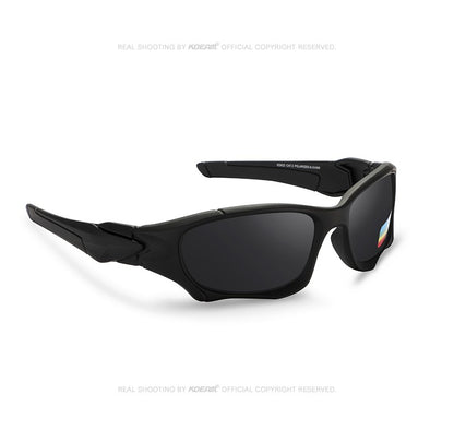 KDEAM Óculos de Sol Polarizados para Esportes ao Ar Livre Masculino Armação Curva Lente Resistente a Estresse Óculos de Sol Feminino KD0623