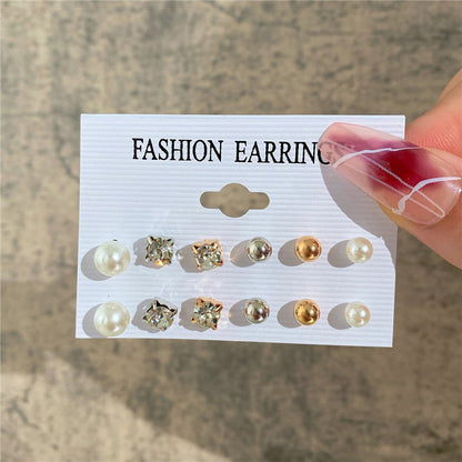 Brincos Grandes de Coração Dourado e Prateado YOBEST para Mulheres, Conjunto de Brincos Borboleta Pendurados, Presentes de Joias Femininas, Nova Moda, 2025