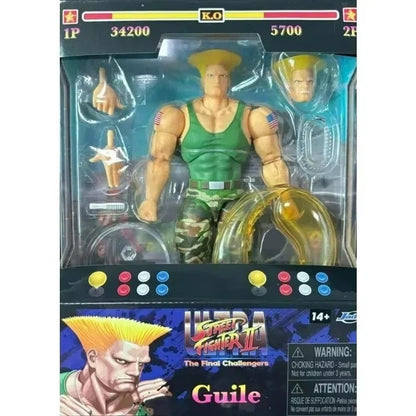 Em estoque Jada Toys Ultra Street Fighter II M.Bison Dhalsim Violent Ken RYU Guile 6" Boneco Colecionável Modelo Brinquedo Presente