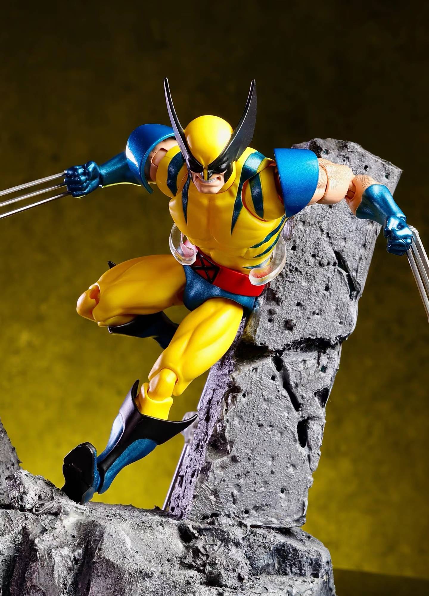 Ct Toys Mafex138 Wolverine Boneco Articulado PVC Mafex 96 Boneco X-Men Versão Quadrinhos Estatueta Colecionável Modelo Brinquedos Presentes Infantis