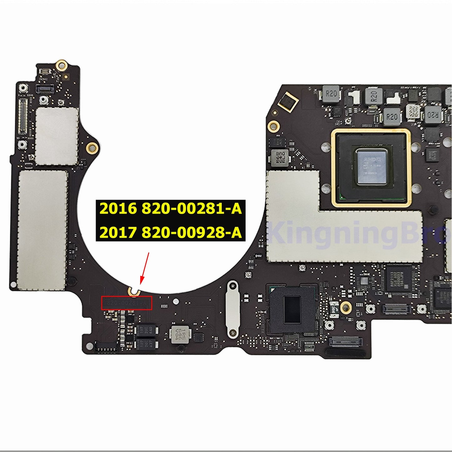 Placa-mãe Original A1707 para Macbook Pro 15" Placa Lógica A1707 com Touch ID i7 16GB 2016 2017 820-00281-A 820-00928-A