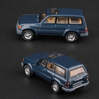 Massdi 1:64 Toyota Land Cruiser LC80 LC300 Car Model Alloy SUV Off-road Miniature Diecast Vehicles Toy Collection