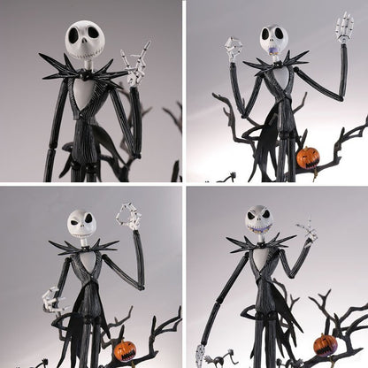 Original Véspera de Natal Jack Skellington Noite Luminosa Action Figures Decoração de Quarto Presente de Natal Presente de Halloween Brinquedos