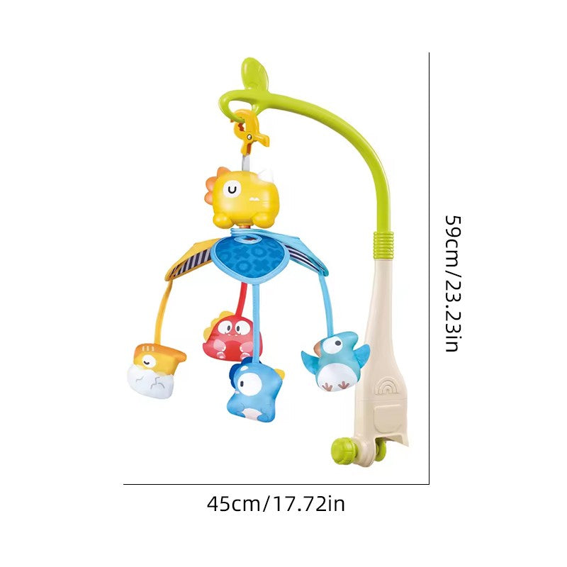 Hanging Bell Baby Stroller Bed Clip Safety Seat Hand Bell Pendant Colorful Multifunctional Soft Toys Stroller Mobile 0-12 Gift