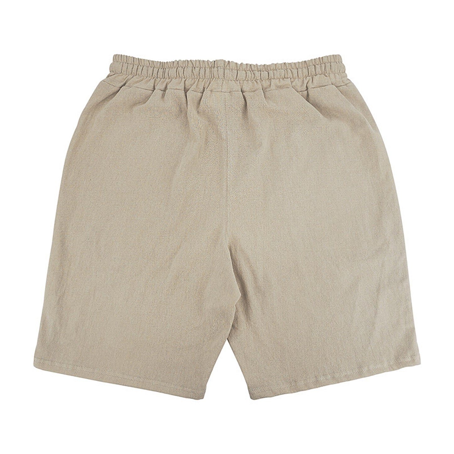 2024 New Men'S Cotton Linen Shorts Pants Male Summer Breathable Solid Color Linen Short Trousers Fitness Streetwear M-4xl