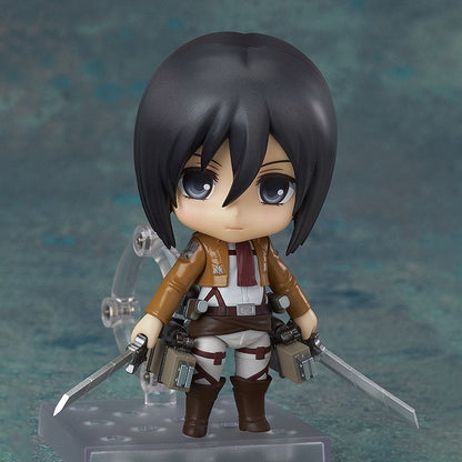 Attack on Titan Levi Mikasa Ackerman Eren Yeager PVC Boneco de Ação 10cm Anime Figura Modelo Brinquedos Coleção Boneca Infantil Presente