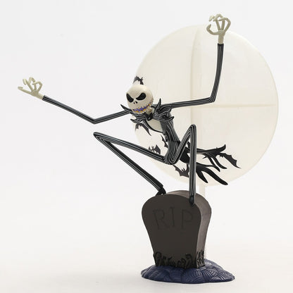 Luminoso Jack Skellington O Estranho Mundo de Jack PVC Figura Coleção Modelo Brinquedo Presente de Natal