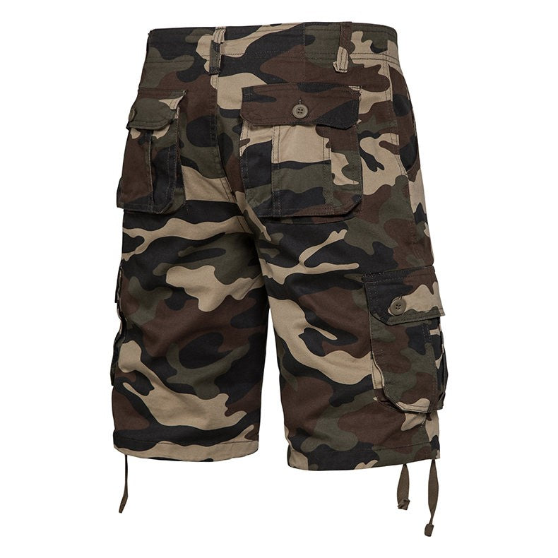 Loose camouflage beach five pants men's summer cotton thin section in the pants summer work casual shorts