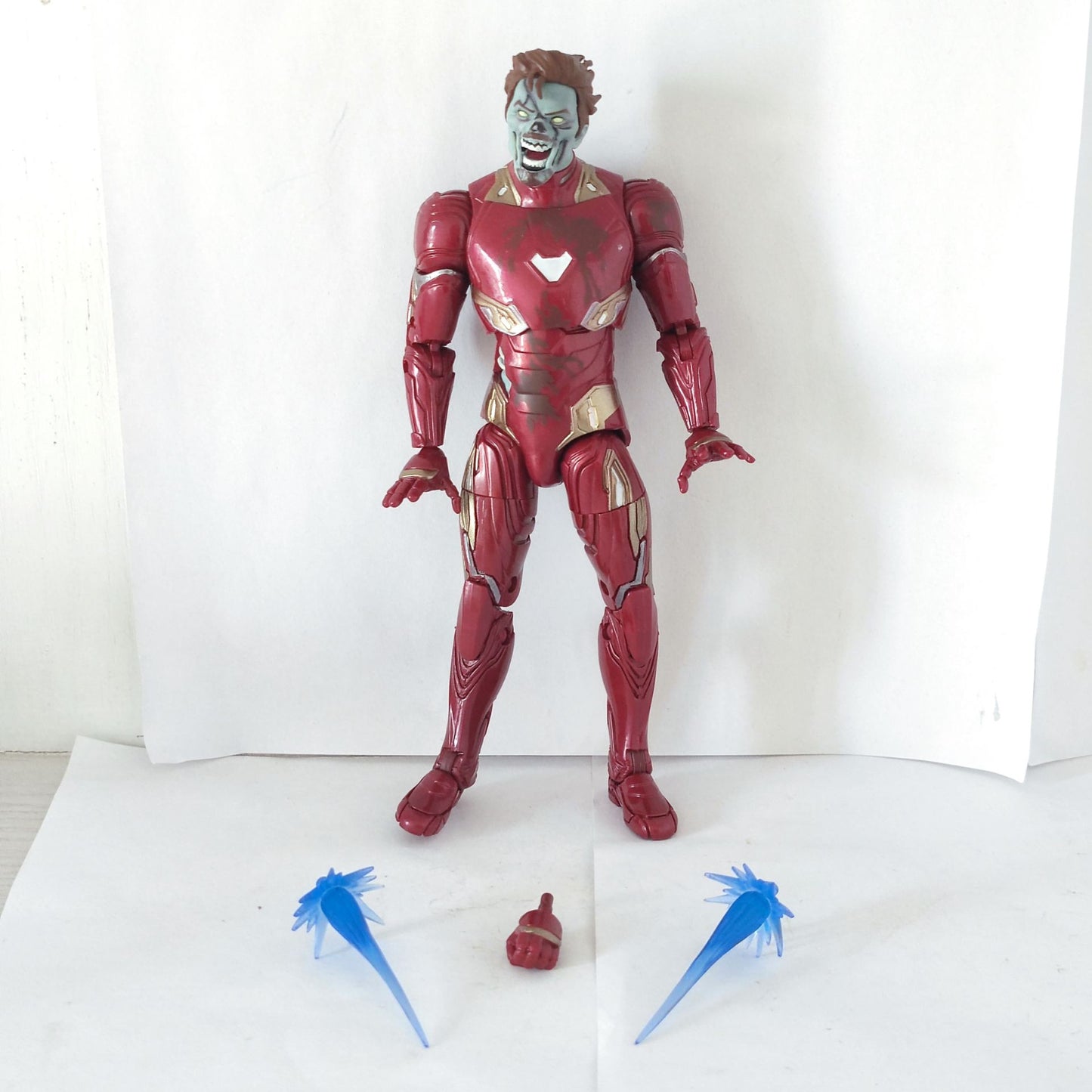 Marvel Legends Zombie Homem de Ferro Khonshu Wave Boneco Articulado Solto 6"
