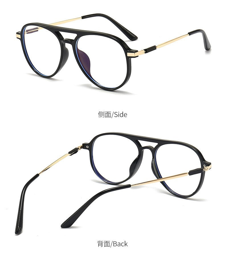 Pilot Large Frame Anti Blue Light Reading Glasses Men Women Fashionable Light High-Definition Youthful High Quality Presbyopia