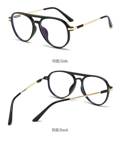 Pilot Large Frame Anti Blue Light Reading Glasses Men Women Fashionable Light High-Definition Youthful High Quality Presbyopia