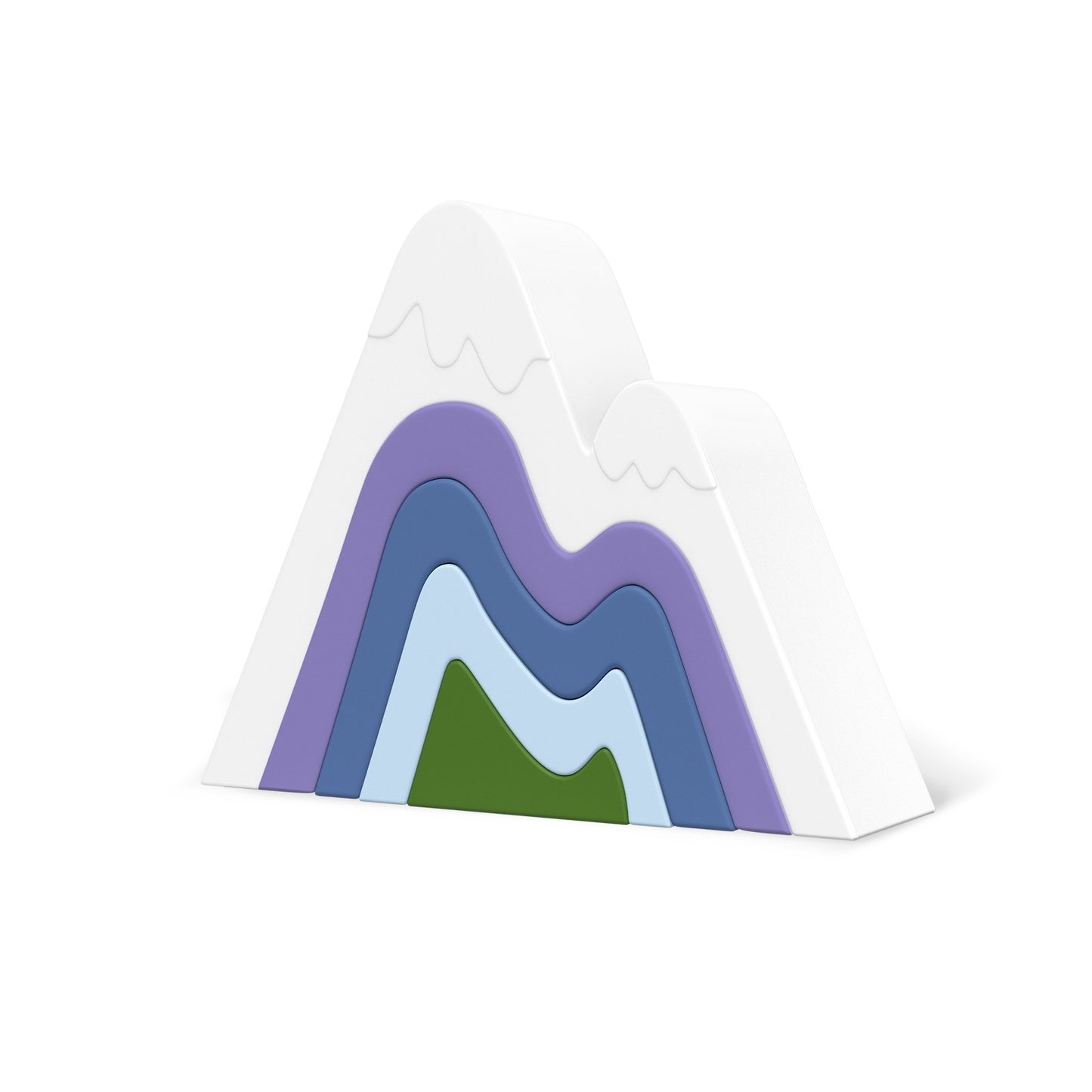 New Children Montessori Arch Bridge Mountains Tunnel Blocks Silicone Toys Baby early Education Colourful Cognitive Blocks Toys