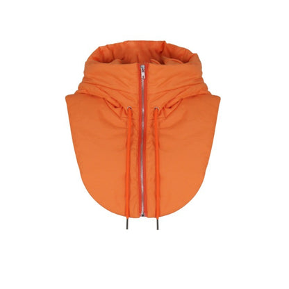 Winter Ultralight Down Hooded Hats for Women Men Warm Ring Scarf Balaclava Hat Neck Zippper Drawstring Coat Scarf Short Tank Top