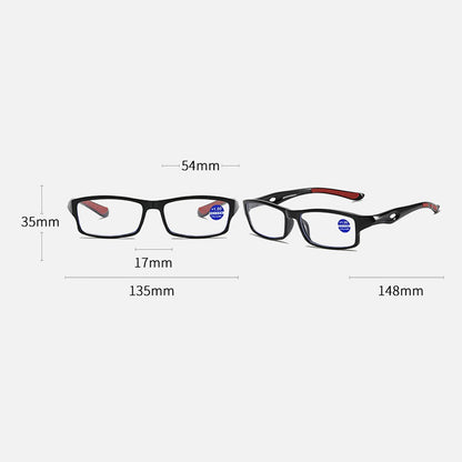 Fashion Reading Glasses Man Sport Non-Slip Anti Blue Light Women Style High Definition Computer Eyeglass+1.0+2.0+3.0+4.0