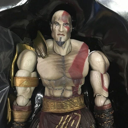 Play Arts Kai Boneco de Ação God of War Kratos Bonecos de Ação Modelo Colecionável Brinquedos Presentes Criativos Decoração de Quarto de Amigos Boneca