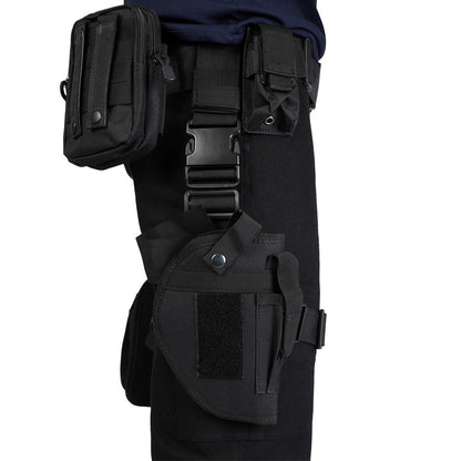 Carnival Game Leon Kennedy Costume RE Accessories Utility Belt With Bags Hero  Cosplay T-Shirt Officer Armpit Holster Halloween