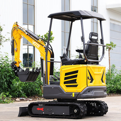Mini Escavadeira 1 Ton Motor Kubota EURO 5 China Barato 2 Ton Escavadeira de Esteira 1.8 Ton para uso doméstico Escavadeira agrícola de 3 Ton para venda personalizada