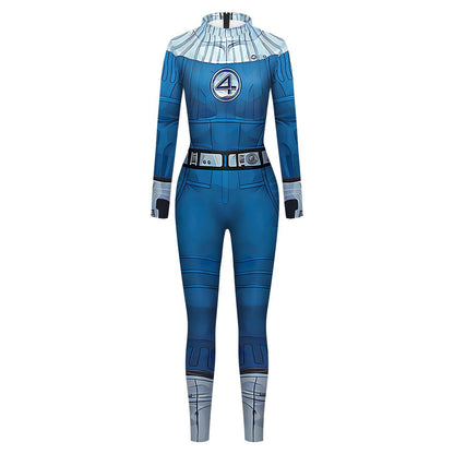 Adult Cosplay Fantastic Four Costume Halloween Party Jumpsuit for Men Women Superhero Zentai Bodysuit Rave Festival Catsuit