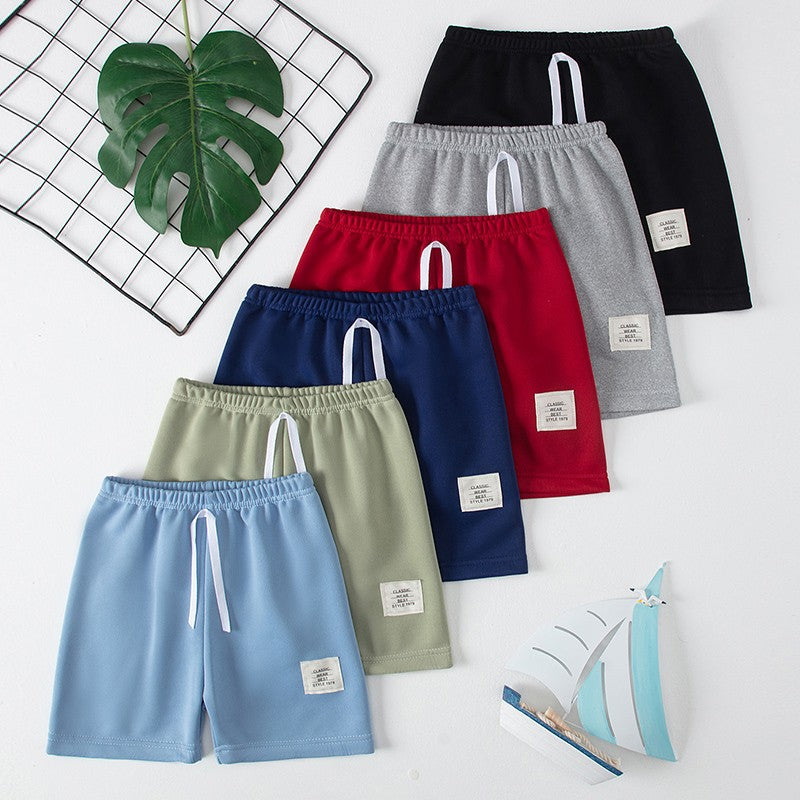 1/3 Pcs Children's Basic Joker Shorts Boy Leisure Sports Tether Pants Girl Fashion Comfortable Multicolor Combination Hot Pants