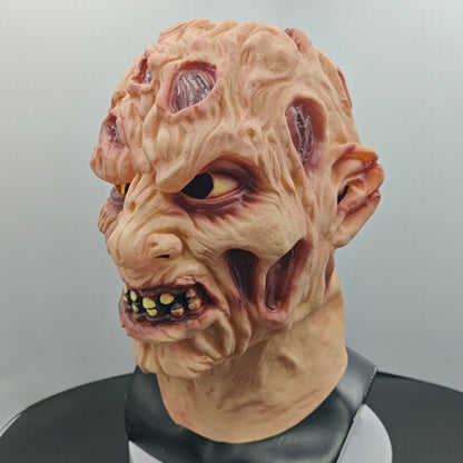 Freddy Latex Mask Horror Demon Halloween Costume Prop For Movie Cosplay Party Scary Elm Street Killer Mask Prank Head Cover