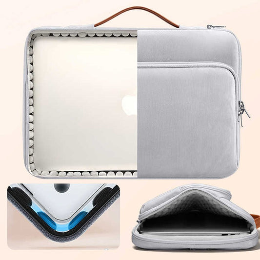 Dormin Shockproof Crossbody Laptop Bag w/Adjustable Strap & Handle for MacBookAir13/MateBook14/Xiaoxin16Pro/Apple/Huawei/Lenovo