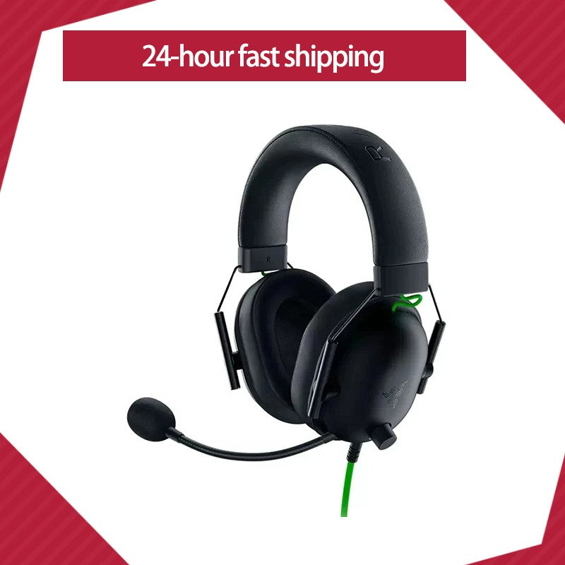 Headset Gamer Razer BlackShark V2 X com fio, cancelamento de ruído passivo avançado, som surround 7.1, microfone cardióide Hyperclear