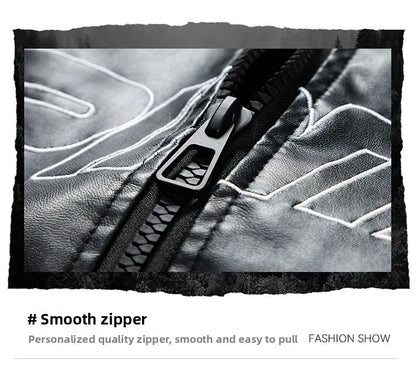 Casual Loose Men's Motorcycle Jacket Street Style Trendy Brand Spring Hot Sale Of The Season New High Street Fashion Couple's To