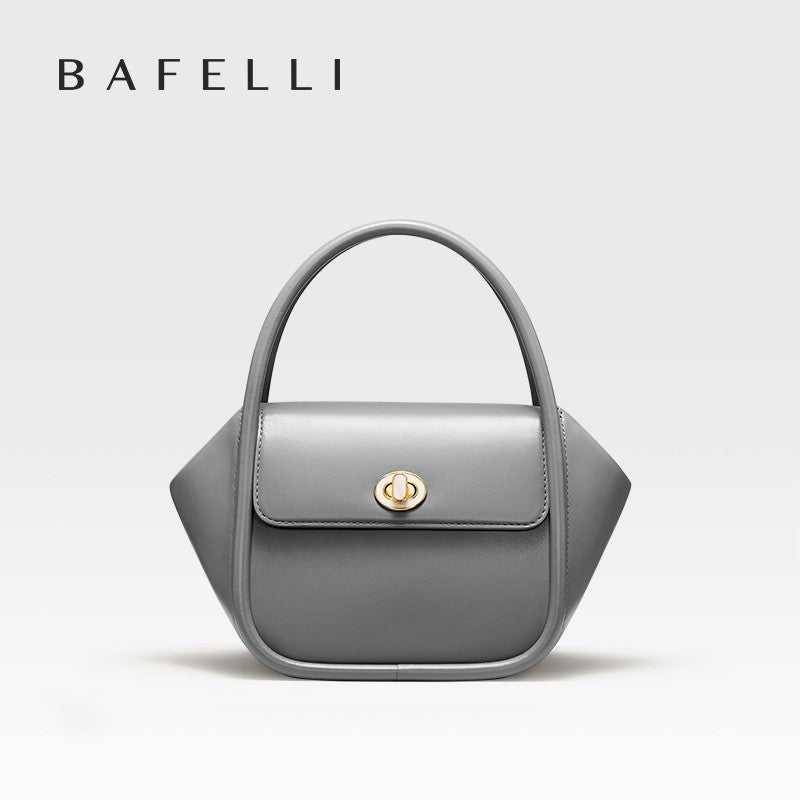 BAFELLI NEW 2025 WOMEN'S HANDBAG WINTER WOOL FASHION BENTO EVENING LEATHER ORIGINAL STYLE LUXURY BRAND PURSE SHOULDER CASUAL