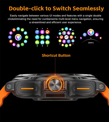 Chamada Bluetooth IP68 à Prova D'Água 2025 Novo Smartwatch 2 em 1 Atualizado com Fones de Ouvido Bluetooth TWS Para Homens e Mulheres Smartwatch Esportivo
