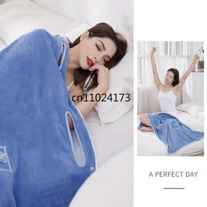 Womens Bath Towels Girls Wearable Fast Drying Bathing Beach Spa Bathrobes Wash Clothing, Shower Bath And Gym Towel